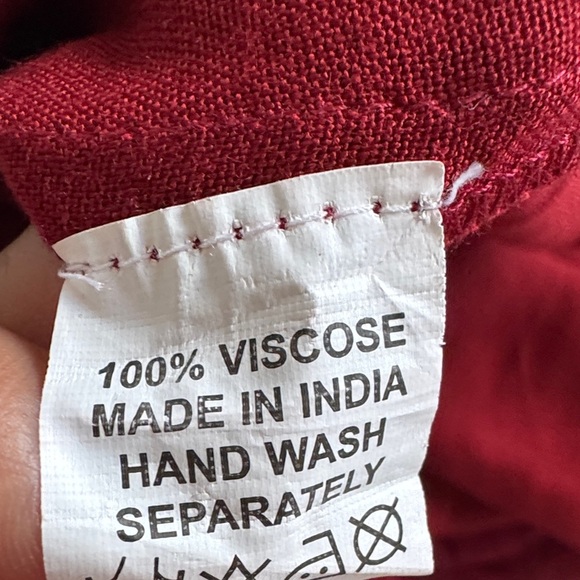 Bella Moda Elegant Burgundy Kids Formal Dress 100%Viscose - Picture 5 of 5